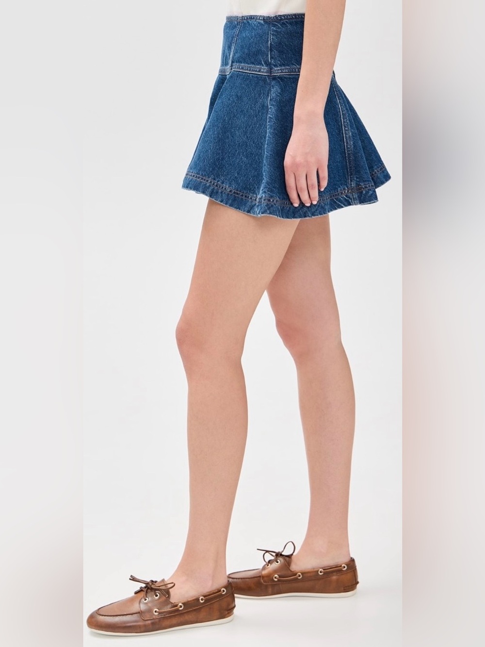 Reformation Bentley Denim Mini Skirt - Picture 4 of 8